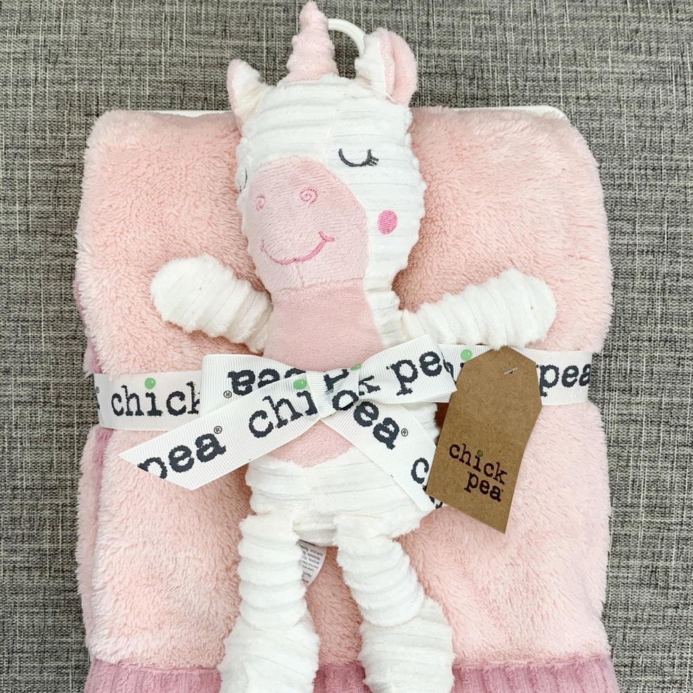 Unicorn Blanket and Lovey Set